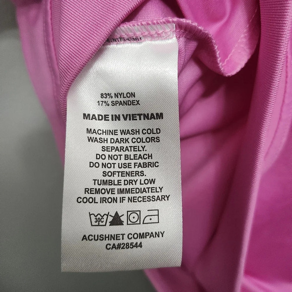 Footjoy men's gathered waist pullover vest iced berry pink size large go… - Picture 8 of 8